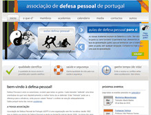 Tablet Screenshot of defesapessoal.org